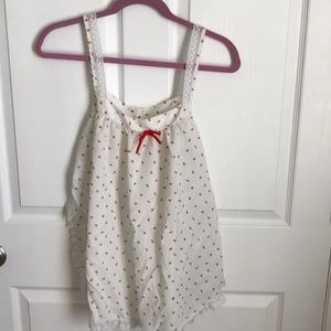 Strawberry 🍓 Lace vintage tank!